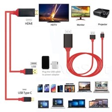 Adattatore cavo da Type-C a HDMI per cellulare Samsung Galaxy Tab S7+ 12,4" SM-T970