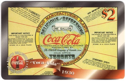 Etichetta syrup coca cola - syrup, di