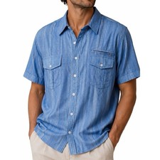 Camicia uomo cotone estiva
