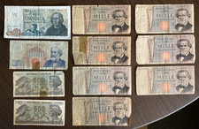 Lot of 11 Banknotes Italy  500