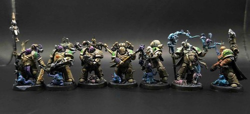 Personaggi built painted - 7x,