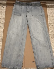 Jeans Zara larghi azzurro