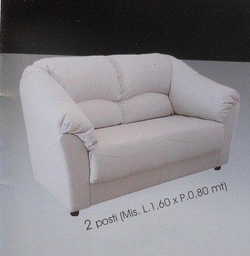 Divano fisso posti in - 2,