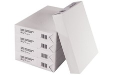 Pacco 5 risme fogli A4 carta per stampante fotocopie risma 500 fogli 80g