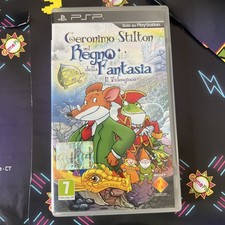 GERONIMO STILTON NEL REGNO DELLA FANTASIA PSP ITA COMPLETO Usato