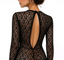 Body Pizzo Nero Schiena