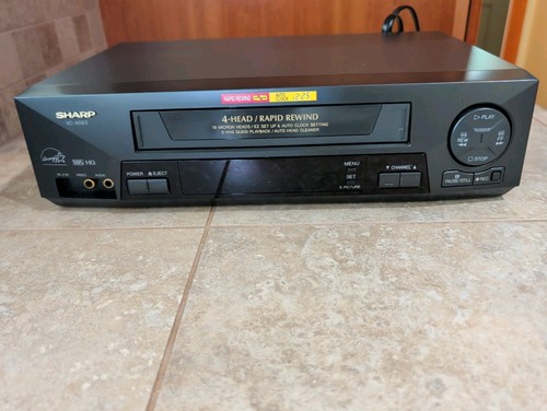 Sharp vcr vhs - vcr, pulito