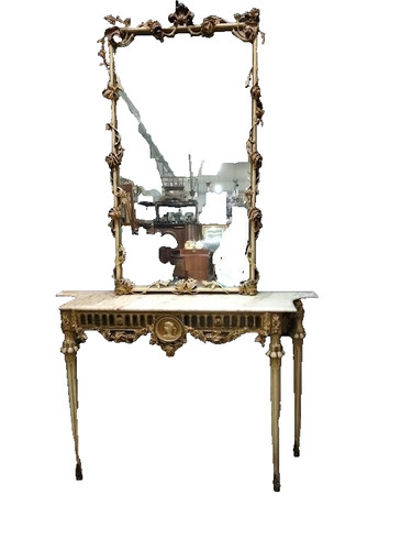 Console impero patinata - console,