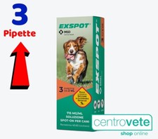 MSD Exspot 2 ml  3 Pipette per Cani da 41 kg a 55 kg → Antiparassitario Spot on
