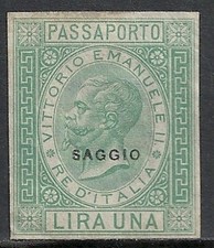 Francobollo Italia 1L