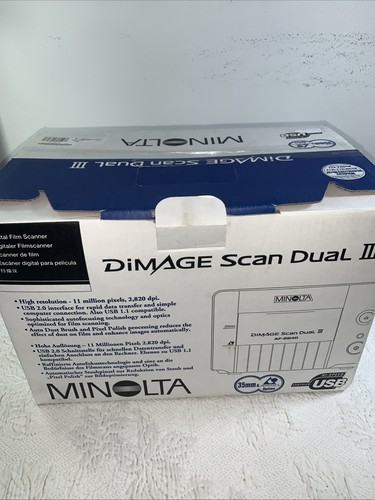 Minolta dimage scan dual iii - dual,