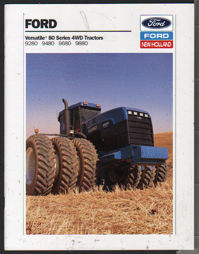 Foglietto brochure trattori