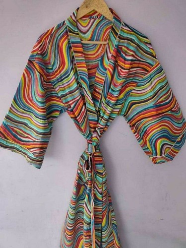 Cardigan indiano stampa 100%