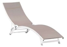 Lettino piscina tortora Onda