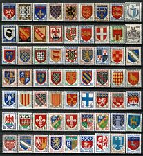 FRANCE 1943 à 1966  Tous les Blasons Neufs ★★ luxe / MNH (A)