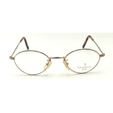 Occhiali da vista uomo donna trussardi montatura vintage eyeglasses glasses oro