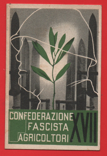 Tessera fascista agricoltori - tessera,