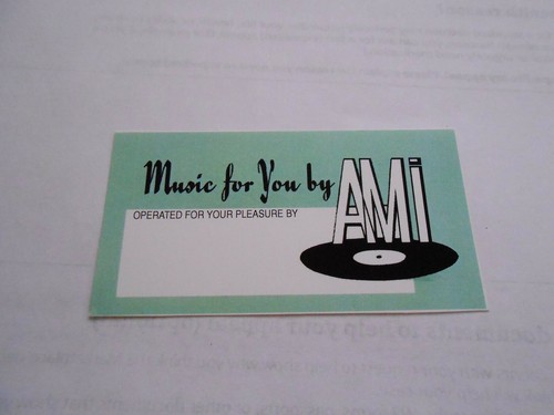 Ami continental jukebox - ami, e