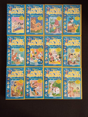 12x disney magic inglese vhs - magic,