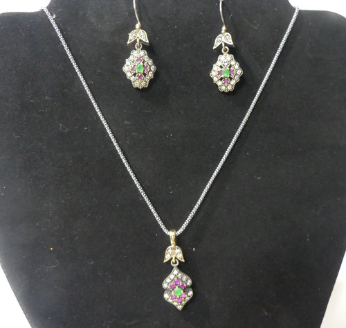 Orecchini collana argento 925 - collana,