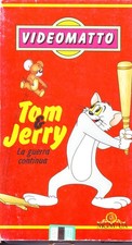 TOM & JERRY La Guerra Continua (1990) VHS VIDEOMATTO - Panarecord - VM-K 17851
