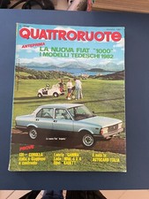 RIVISTA QUATTRORUOTE GIUGNO 1981 N 308  ARTICOLI TRATTATI IN DESCRIZIONE