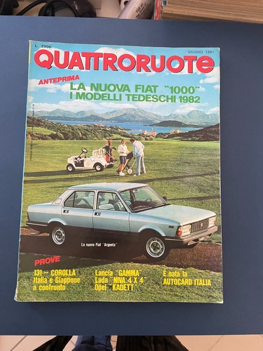Rivista quattroruote giugno - quattroruote,