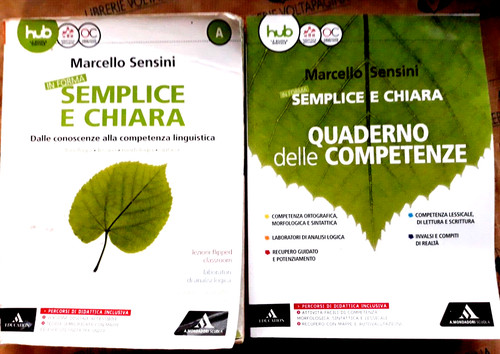 Forma semplice chiara - in, e