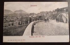 1910ca Benevento - panorama visto dalla villa col calesse
