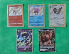 LOTTO DI 5 CARTE RARE POKÉMON