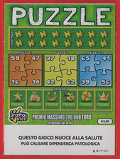 Gratta vinci lotteria puzzle - e,
