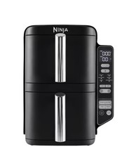 Ninja Friggitrice ad aria (9,5Lt) AIR FRYER Double Stack XL Nera E Ramata