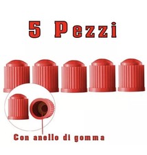 5 tappi rosso privalvola