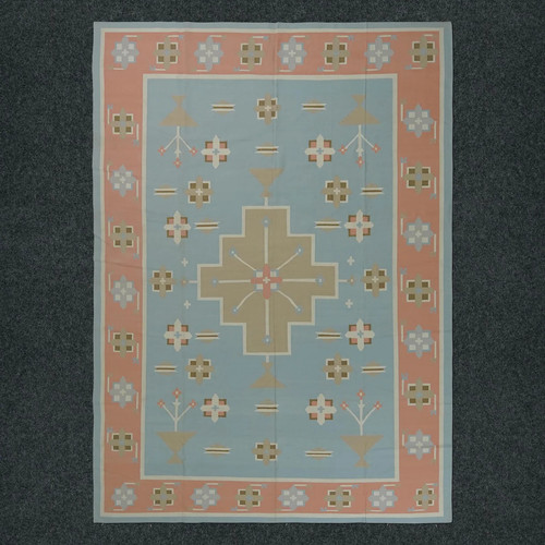 Tappeto geometrico annodato - , a