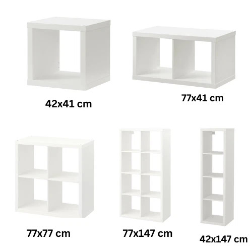 Nuova scaffalatura bianca ikea - nuova,