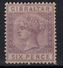 GIBILTERRA 1886-87 REGINA