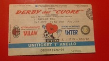 Biglietto stadio Derby del cuore Inter -Milan
