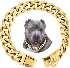 Luxurious 19mm Gold Cuban Link