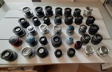 LOTTO 36 BOBINE GRAFITE PER MULINELLI VARIE MISURE (DAL 2000 AL 7000)