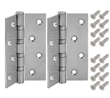 2 cerniere in acciaio inox per