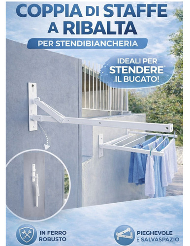 Stendibiancheria parete - da,