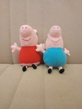 Coppia Peluche Peppa Pig E George Ty