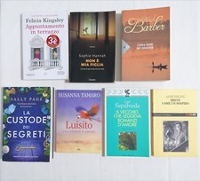 LOTTO DI 7 LIBRI, ROMANZI VARI