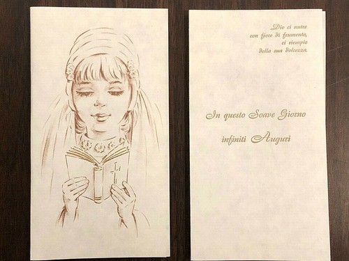 Biglietto auguri comunione - biglietto,