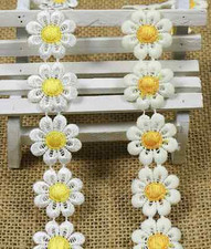 3 iarde fiori ricamo uncinetto