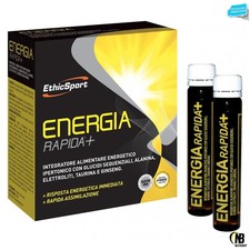 EthicSport ENERGIA RAPIDA+ 10 flaconi da 25ml Integratore energetico Ethic Sport