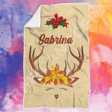 Plaid Natalizio personalizzato