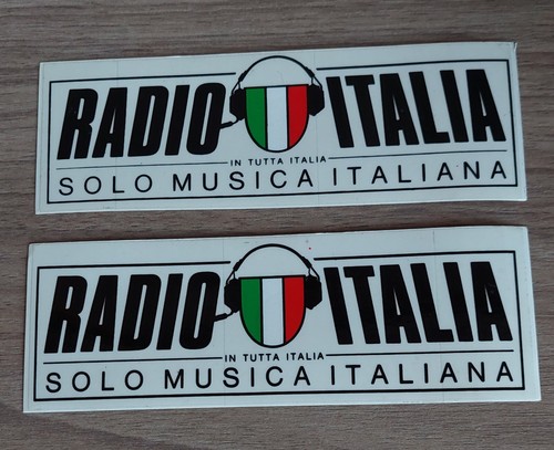 Adesivo radio italia solo - radio,