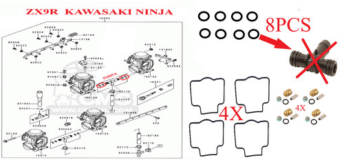 Kit oring carburatorekawasaki - kit,