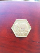 CONGO BELGA 2 FRANCHI 1943